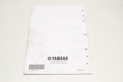 OEM Yamaha LIT-11616-20-13 YFZ450W SEW Service Manual Supplement