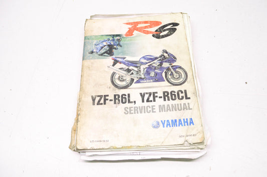 OEM Yamaha LIT-11616-12-62 Service Manual YZF-R6L(C) - P(C) SE
