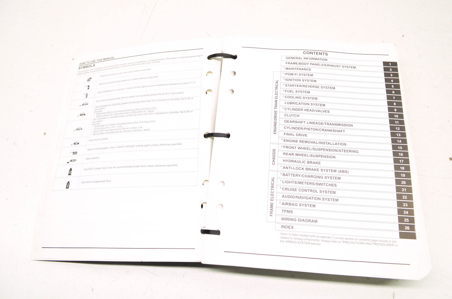 OEM Honda 2012-2015 GL1800/A, GL1800B/BD Service Manual