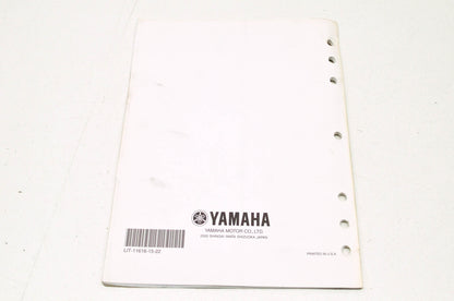 OEM Yamaha LIT-11616-15-22 YFM400FWNP-S Service Manual Supplement