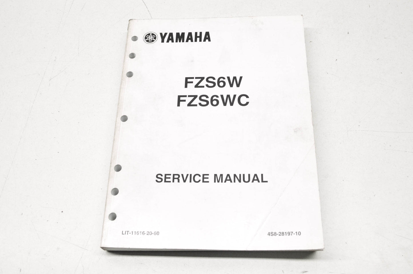 OEM Yamaha LIT-11616-20-60 FZSW(C) Service Manual NOS
