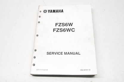 OEM Yamaha LIT-11616-20-60 FZSW(C) Service Manual NOS