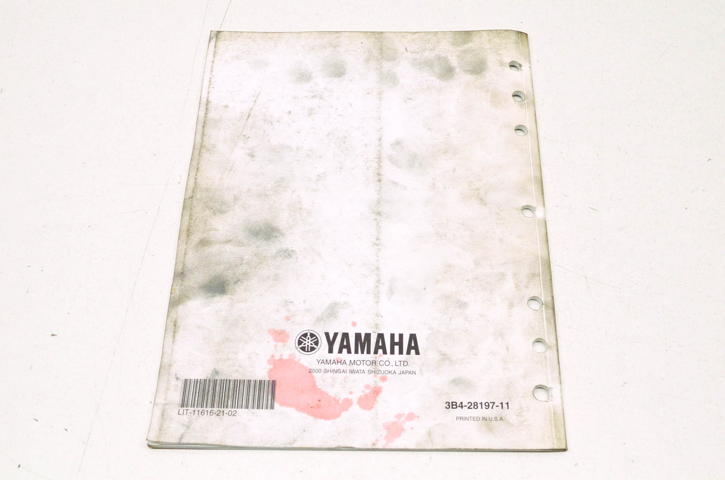 OEM Yamaha LIT-11616-21-02 Service Manual Supplement 08 Grizzly 700 FI