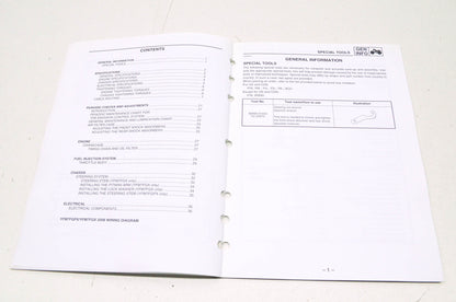 OEM Yamaha LIT-11616-21-02 Service Manual Supplement 08 Grizzly 700 FI