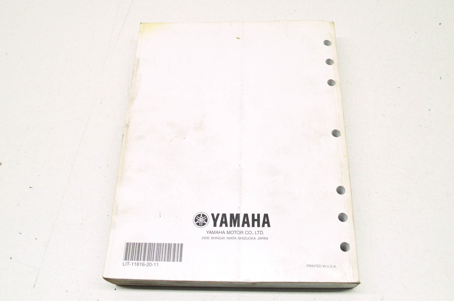 OEM Yamaha LIT-11616-20-11 YFM7FGPW Service Manual