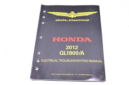 OEM Honda 61MCA60 2012 Gold Wing GL1800/A Electrical Troubleshooting Manual