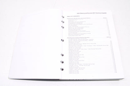 OEM Yamaha LIT-17500-00-03 Technical Update 2003 Motorcycle/ATV
