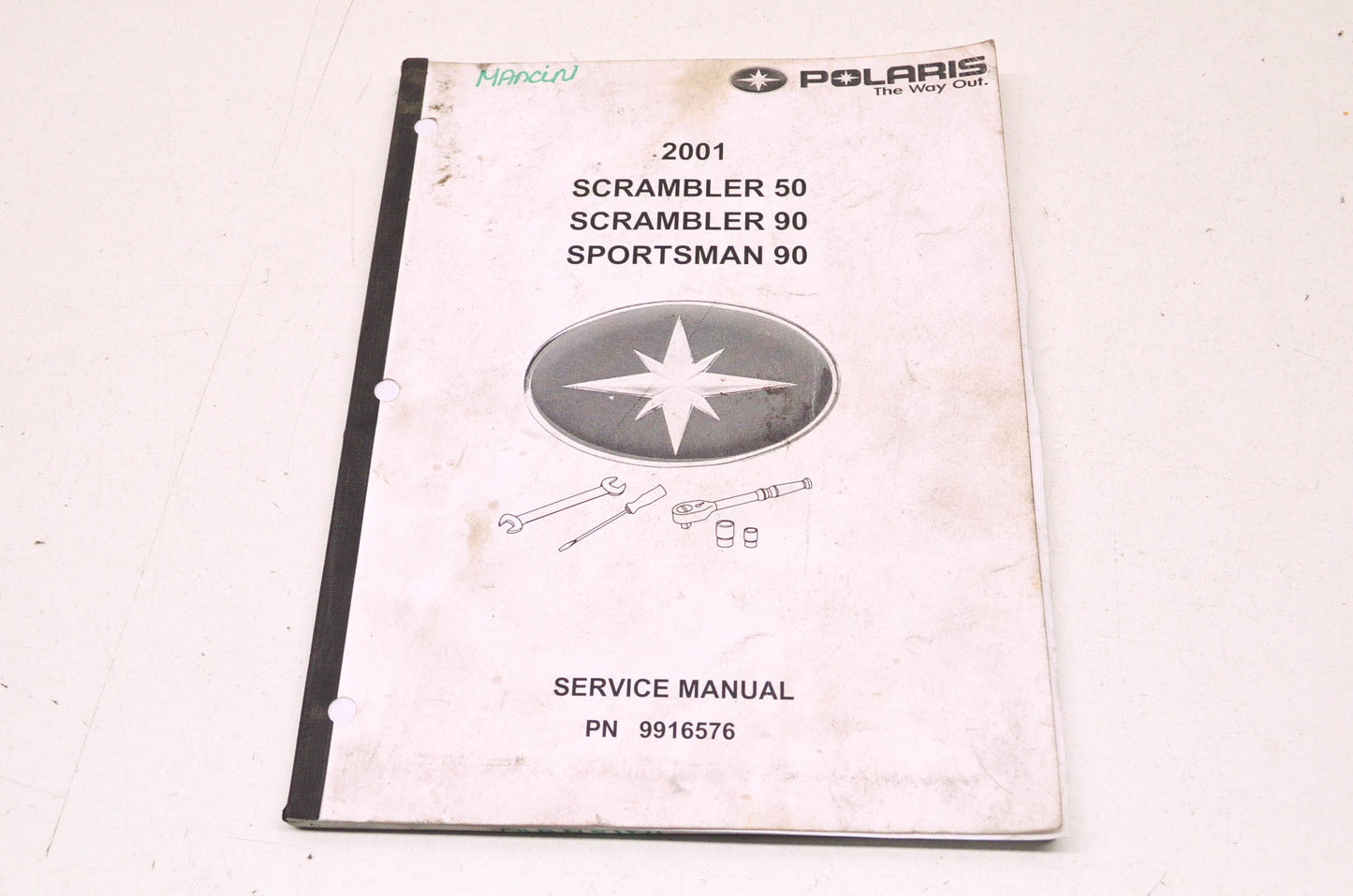 OEM Polaris 9916576 Service Manual Sportsman 90/Scrambler 50