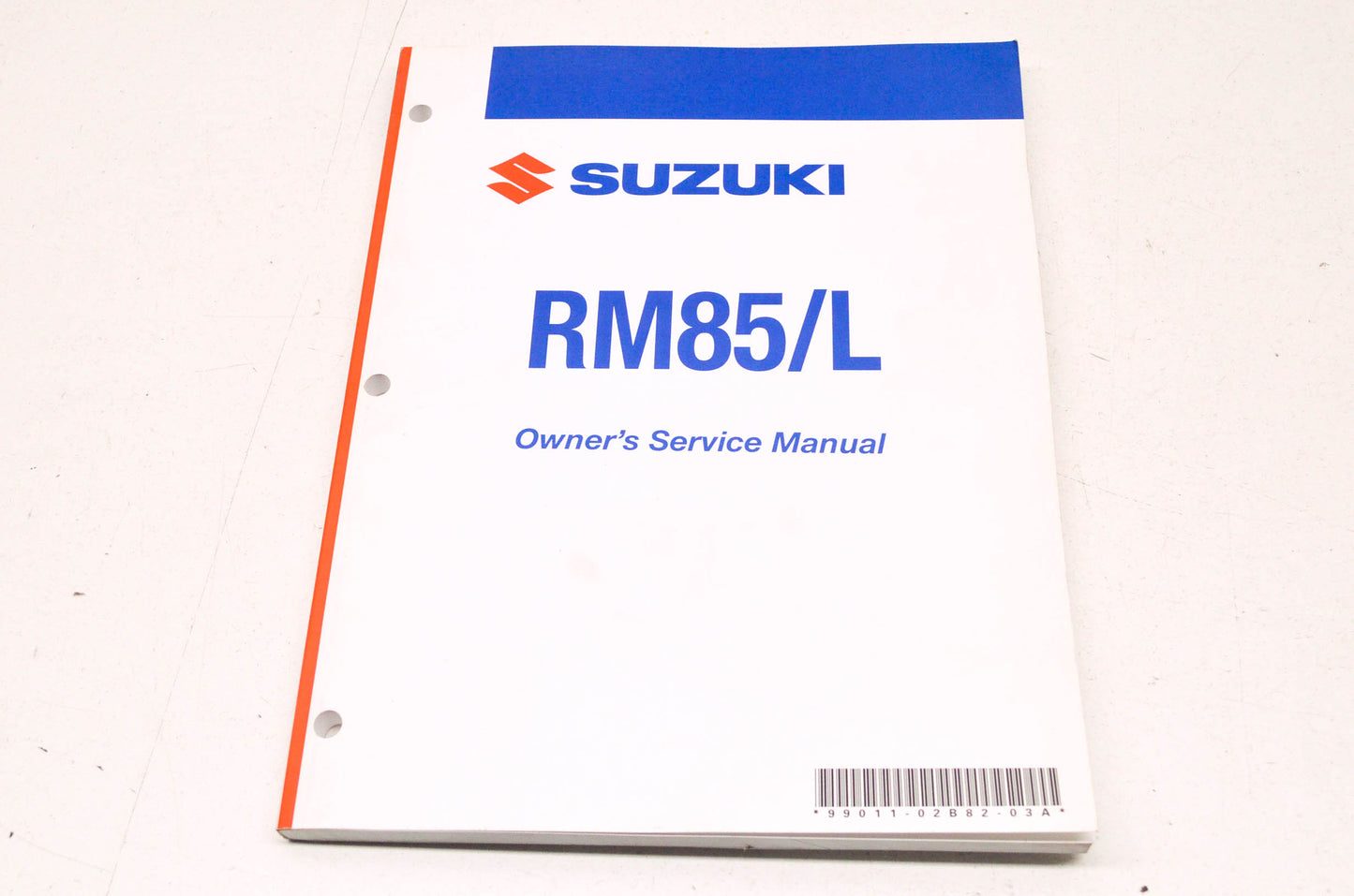 OEM Suzuki 99011-02B82-03A Owner's & Service Manual RM85/LK7 NOS