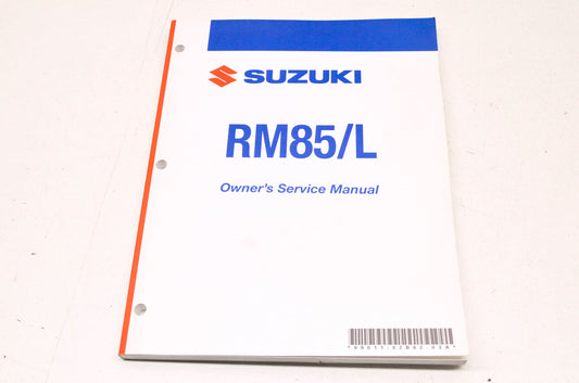 OEM Suzuki 99011-02B82-03A Owner's & Service Manual RM85/LK7 NOS