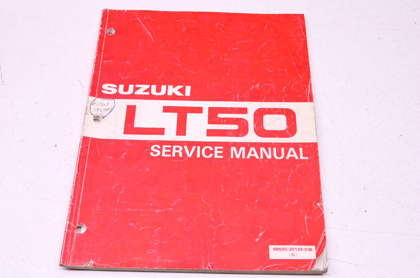 OEM Suzuki 99500-20125-03E Service Manual LT50 1984-2005