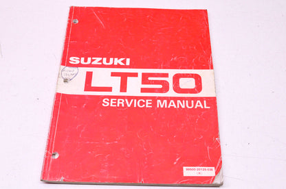 OEM Suzuki 99500-20125-03E Service Manual LT50 1984-2005