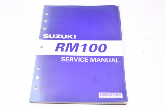 OEM Suzuki 99500-20230-01E Service Manual RM100