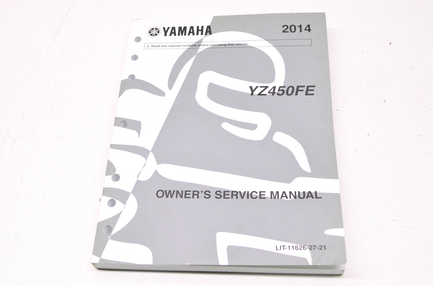 OEM Yamaha LIT-11626-27-21 YZ450FE Owner's Service Manual NOS