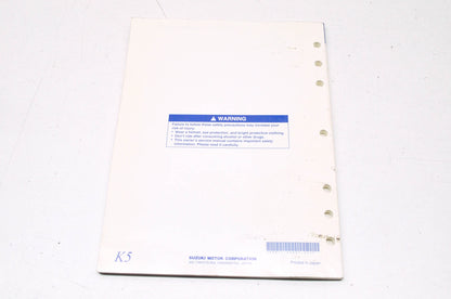 OEM Suzuki 99011-02B80-03A Owner's & Service Manual RM85/LK5 2