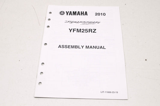 OEM Yamaha LIT-11666-23-19 YFM25RZ Assembly Manual NOS