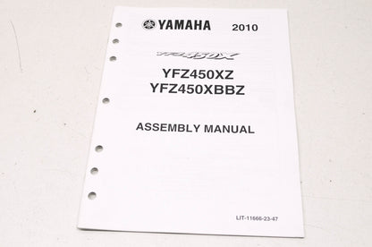 OEM Yamaha LIT-11666-23-47 YFZ450XZ/XBBZ Assembly Manual NOS