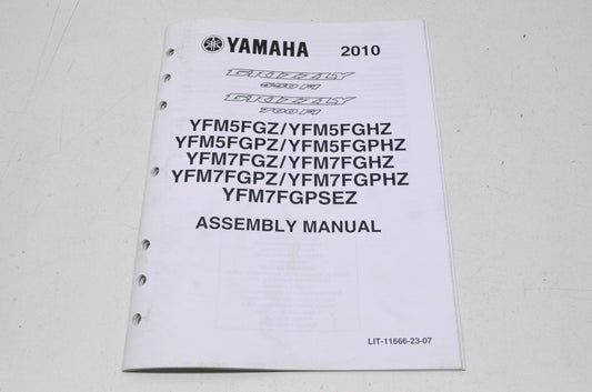 OEM Yamaha LIT-11666-23-07 YFM5FGZ/YFM7FGZ GRIZZLY Assembly Manual NOS