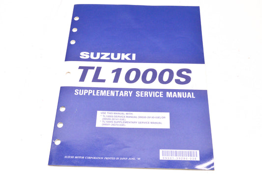 OEM Suzuki TL1000S Supplementary Service Manual
