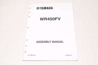 OEM Yamaha LIT-11666-19-37 WR450FV Assembly Manual NOS