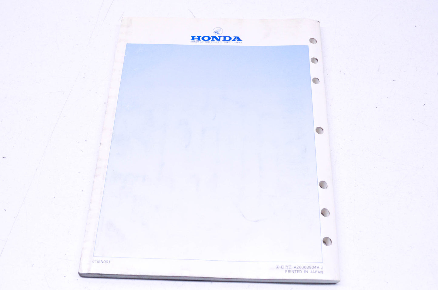 OEM Honda 1987-1988 VF700C/VF750C Magna Service Manual