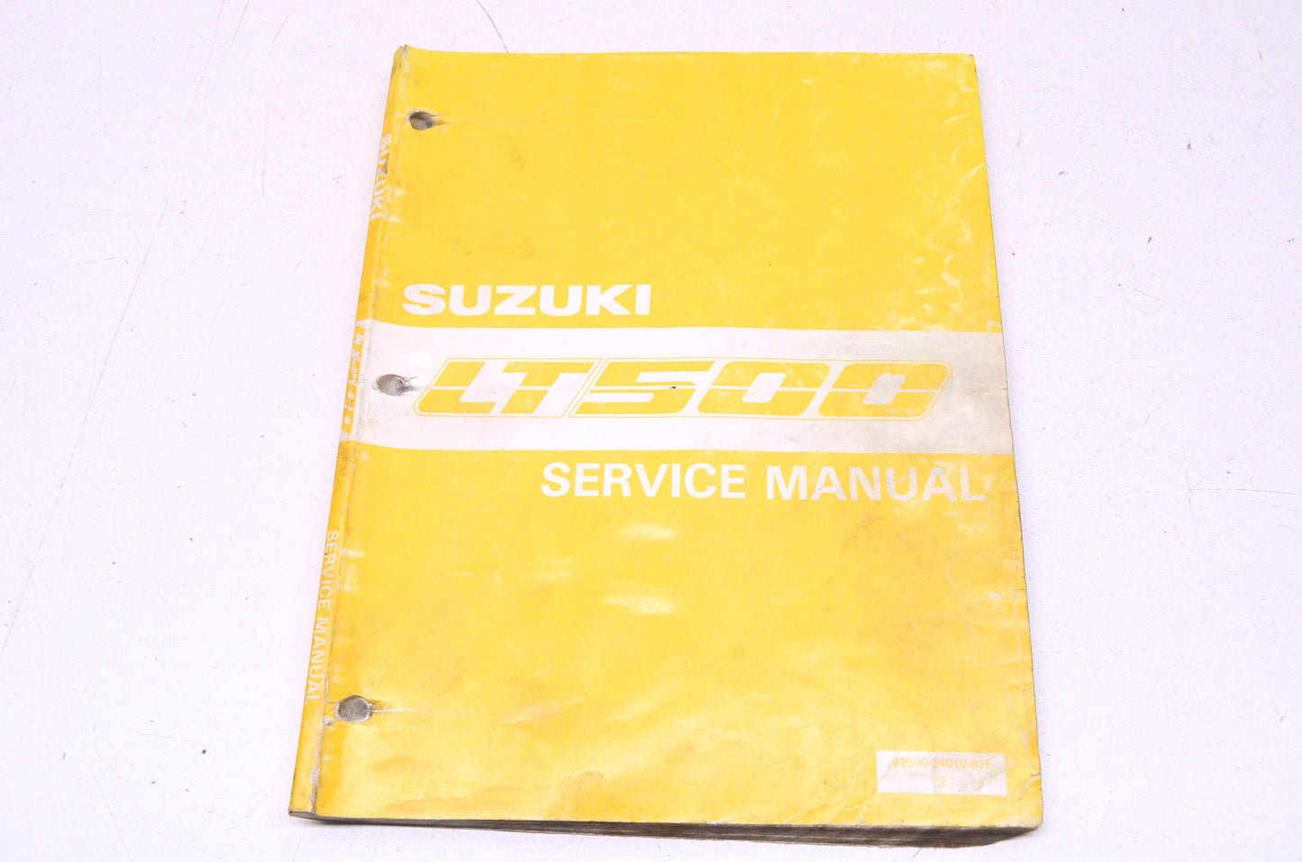 OEM Suzuki 99500-24010-01E Service Manual LT500R 1987-90
