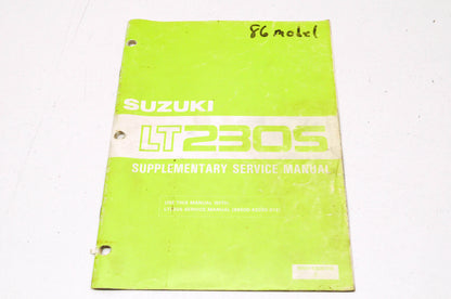 OEM Suzuki 99501-42020-01E LT230S Supplementary Service Manual