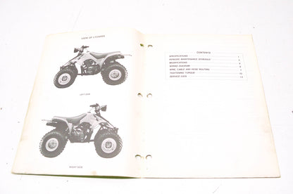 OEM Suzuki 99501-42020-01E LT230S Supplementary Service Manual