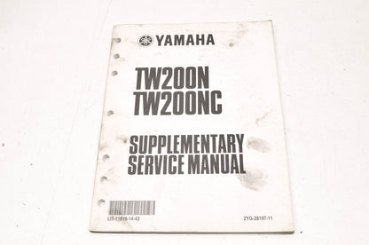 OEM Yamaha LIT-11616-14-43 Service Manual Supplement TW200N(C)-S(C)