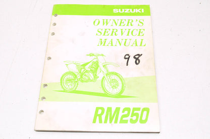 OEM Suzuki 99011-37E52-03A Owner's Manual RM250W 1998