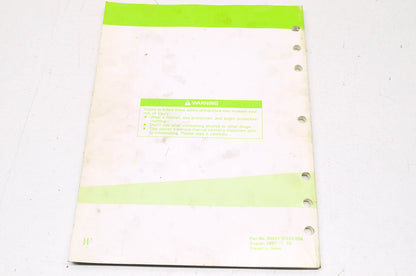 OEM Suzuki 99011-37E52-03A Owner's Manual RM250W 1998