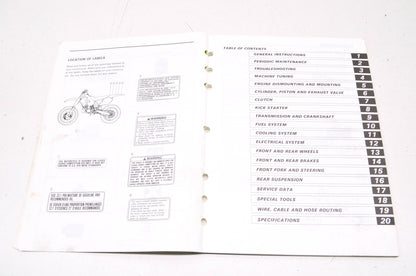 OEM Suzuki 99011-37E52-03A Owner's Manual RM250W 1998