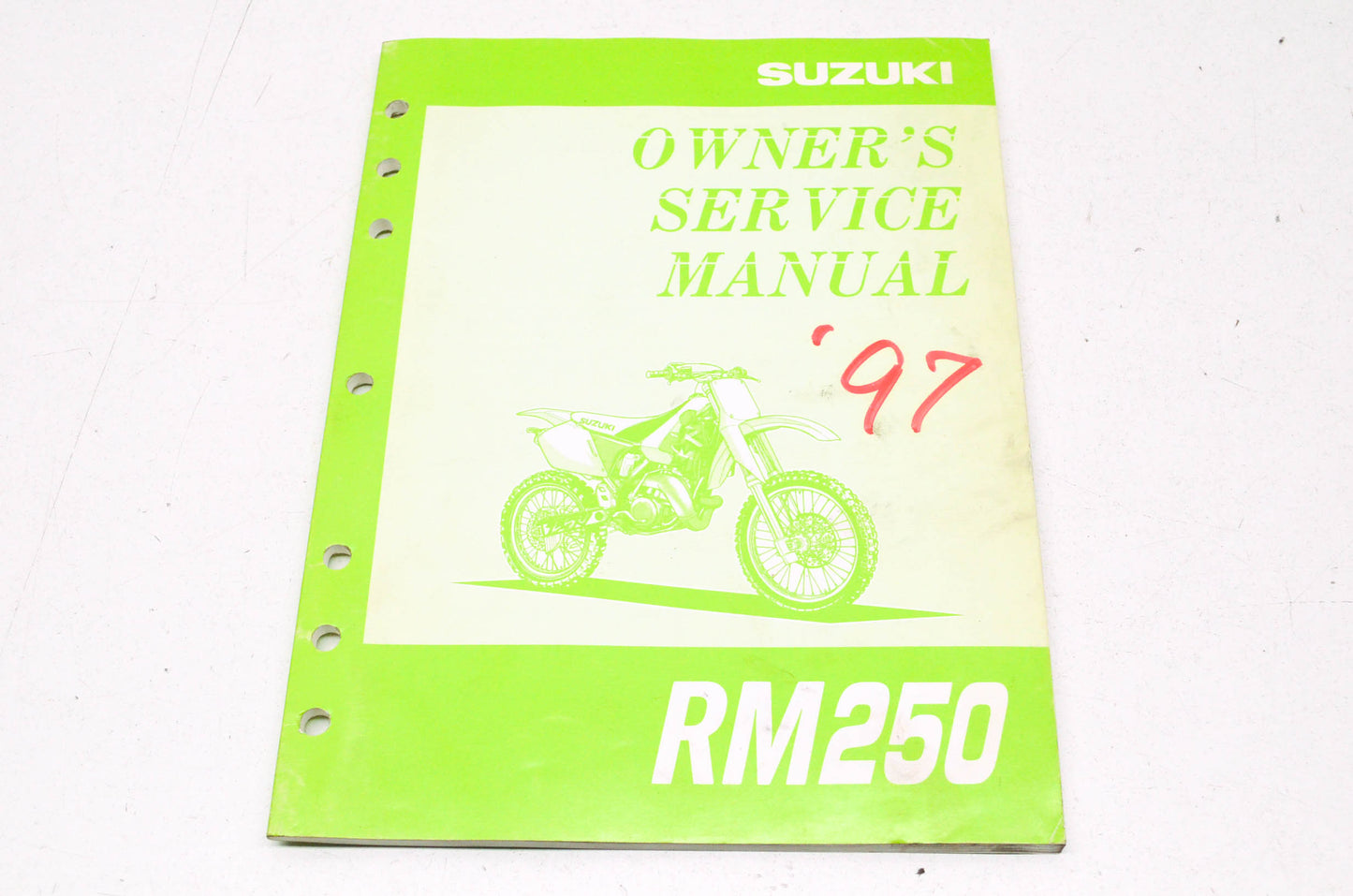 OEM Suzuki 99011-37E51-03A RM250 Owner's Service Manual