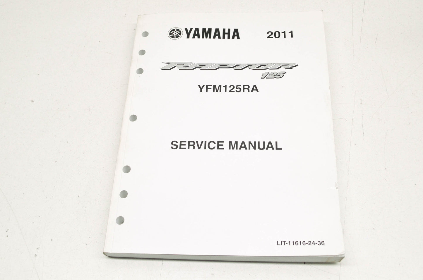 OEM Yamaha LIT-11616-24-36 YFM125RA RAPTOR 125 Service Manual NOS