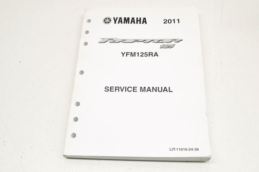OEM Yamaha LIT-11616-24-36 YFM125RA RAPTOR 125 Service Manual NOS