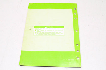 OEM Suzuki 99011-37E51-03A RM250 Owner's Service Manual