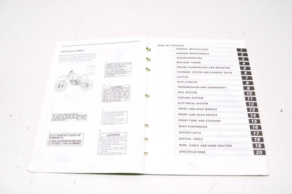 OEM Suzuki 99011-37E51-03A RM250 Owner's Service Manual