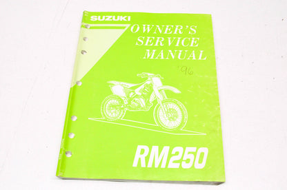 OEM Suzuki 99011-37E50-03A RM250 Owner's Service Manual