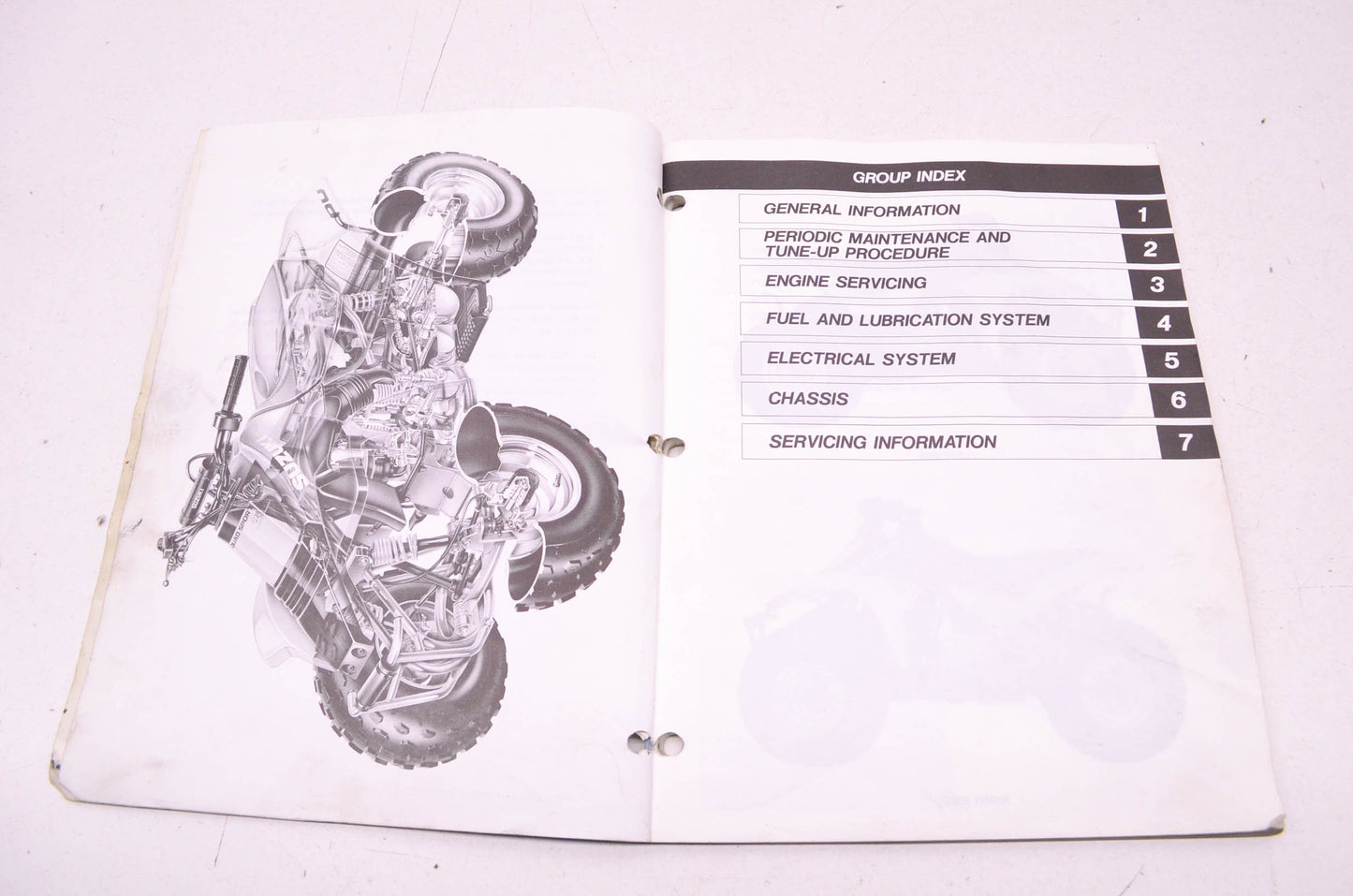 OEM Suzuki 99500-20150-01E Service Manual LT80 1987-2006