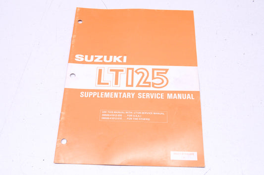 OEM Suzuki 99501-41110-01E LT125 Supplementary Service Manual
