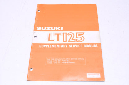 OEM Suzuki 99501-41040-01E LT125 Supplementary Service Manual