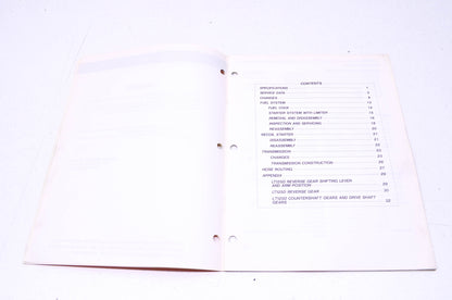 OEM Suzuki 99501-41040-01E LT125 Supplementary Service Manual