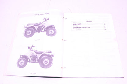 OEM Suzuki 99501-41080-01E LT185 Supplementary Service Manual