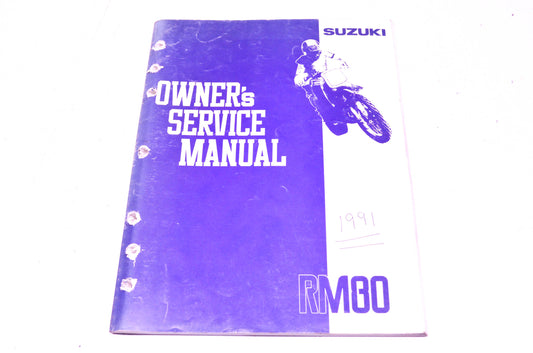 OEM Suzuki 99011-02B25-03A RM80 Owner's Service Manual