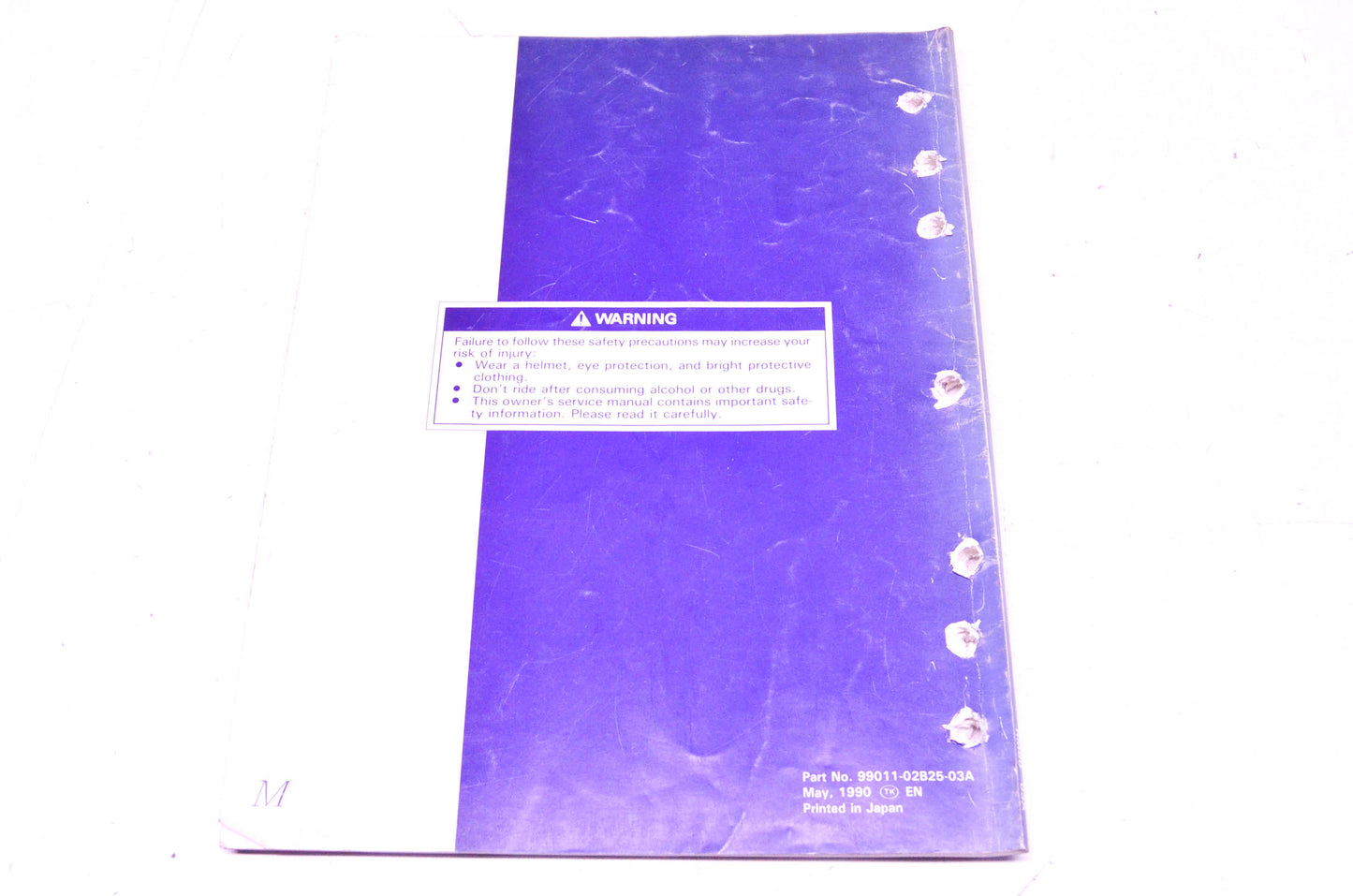 OEM Suzuki 99011-02B25-03A RM80 Owner's Service Manual