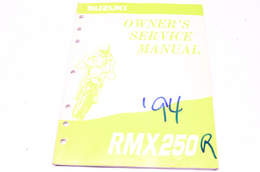 OEM Suzuki 99011-05D55-03A RMX250R Owner's Service Manual