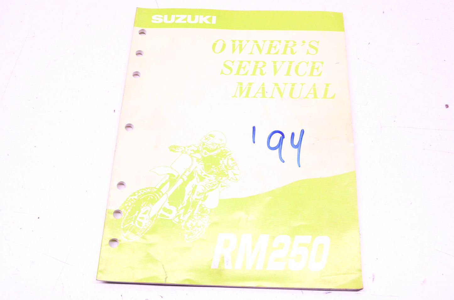 OEM Suzuki 99011-28E51-03A RM250 Owner's Service Manual