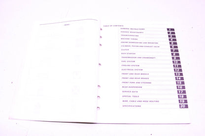 OEM Suzuki 99011-28E51-03A RM250 Owner's Service Manual