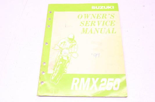 OEM Suzuki 99011-05D58-03A RMX250 Owner's Service Manual