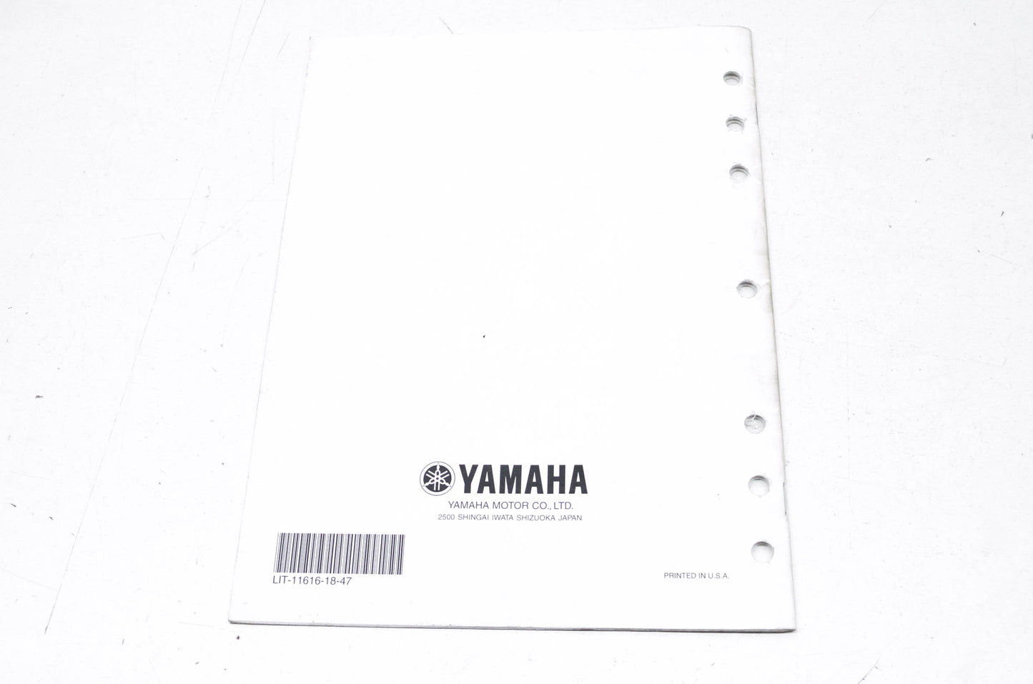 OEM Yamaha LIT-11616-18-47 YFM80GT Service Manual Supplement NOS